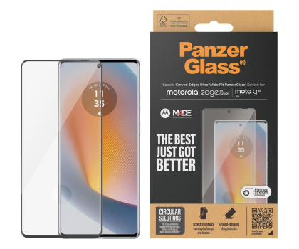 Szkło i folia ochronna PanzerGlass Ultra-Wide Fit do Motorola Edge 50 Fusion / Moto G85